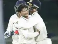  ??  ?? Chinaman bowler Kuldeep Yadav finished with career-best figures of 6/88 and match figures of 9/120.