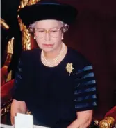  ??  ?? Annus horribilis: Guildhall speech, 1992