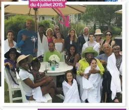  ??  ?? Avec la famille d’Oprah, aux célébratio­ns du 4 juillet 2015.