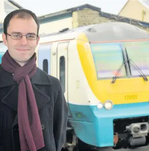  ?? Picture: Jonathan Myers ?? Councillor Sean Rees says more needs to be done to improve facilities at Llanelli’s train station.