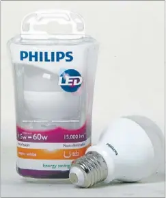  ?? Photo: SUPPLIED ?? Cutting costs: The growing number of energy efficient light bulbs purchased in New Zealand has saved up to $4 million in energy costs.