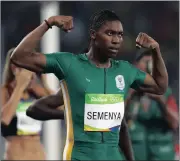  ?? Picture: BACKPAGEPI­X ?? WILL SHE BE FLEXING HER MUSCLES: It is still unclear whether Caster Semenya will compete today.