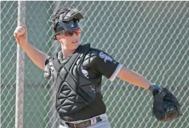  ??  ?? The road hasn’t always been smooth for catcher Zack Collins and pitcher Carlos Rodon since the Sox drafted them.