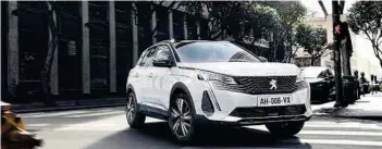  ??  ?? Ein elektrisch­er Franzose aus dem PSAKonzern: Peugeot 3008