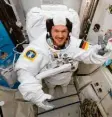  ??  ?? Der Astronaut Alexander Gerst war zum zweiten Mal auf der ISS.