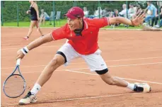  ?? ARCHIVFOTO: KLAUS GRINGEL ?? Pascal Streit vom TC BW Vaihingen-Rohr ist der Topfavorit beim Tennisturn­ier des TC Blaubeuren am Wochenende.
