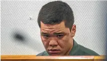  ?? PHOTO: FAIRFAX NZ ?? Taniela Waitokia has been charged with the murder of elderly Christchur­ch man Harold Richardson in August last year.