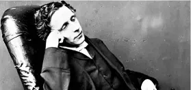  ??  ?? Lewis Carroll era el seudónimo de Charles Dodgson (1832-1898).