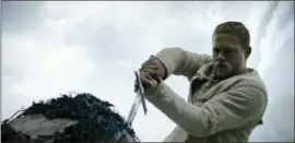  ?? WARNER BROS. PICTURES VIA AP ?? Charlie Hunnam in a scene from “King Arthur: Legend of the Sword.”