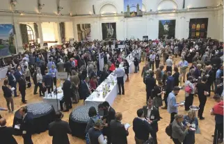  ??  ?? Above: the UGC trade tasting of the Bordeaux 2016 vintage in London in October 2018