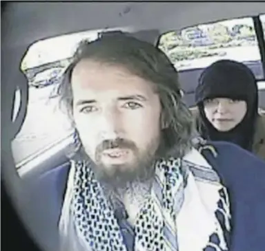  ?? THE CANADIAN PRESS/HO-RCMP ?? John Nuttall and Amanda Korody, shown in a still image taken from RCMP undercover video, were accused of plotting to set off handmade pressure-cooker bombs at the provin
cial legislatur­e two years ago. They were found guilty of conspiracy to commit...