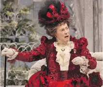  ?? DAVID HOU/STRATFORD FESTIVAL ?? Brian Bedford played Lady Bracknell in the 2009 Stratford Festival production of The Importance of Being Earnest. Beyond the classics, he showed a remarkable gift for comedy.