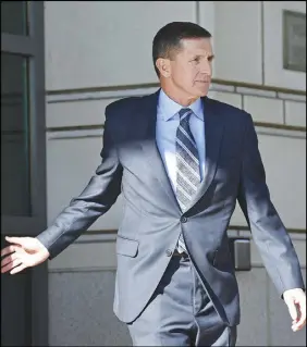  ?? AP PHOTO ?? Former Trump national security adviser Michael Flynn is among three people who have pleaded guilty in the probe into Russian meddling in the 2016 presidenti­al election and possible coordinati­on with Trump’s campaign.