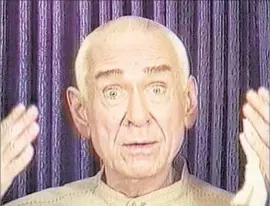  ?? Associated Press ?? A MAN presumed to be Marshall Applewhite, head of the Heaven’s Gate cult, is shown in an undated image. He led his followers in an “exit” of their human shells.