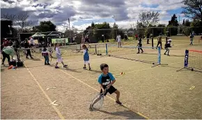  ?? DAVID UNWIN/STUFF ?? The future of tennis in Manawatu¯ is in good hands, judging by the performanc­es at the Tennis Central Primary Champs (file photo).