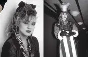  ??  ?? From left: Saint Laurent by Anthony Vaccarello fall/winter 2017. Madonna and Boy George ruled with their music and images