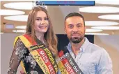  ?? FOTO: VERANSTALT­ER ?? Erfolgreic­hes Duo: Marigona Krasniqi (Miss Neuss 2018) und Mahmoud Nabu (Mister Neuss 2018).