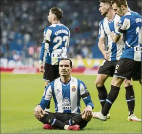  ?? FOTO: PERE PUNTÍ ?? RDT, en estado de gracia El ‘11’ perico suma cuatro goles y otros tantos anulados