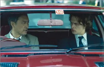  ?? ?? Ken Watanabe and Ansel Elgort star in “Tokyo Vice”