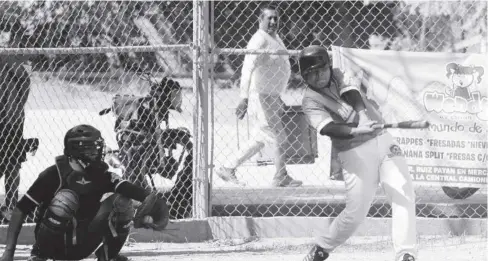  ?? FOTO: VICENTE GUERRERO ?? Este día se jugará otra jornada en la Liga de Beisbol Infantil y Juvenil Linces de Guasave.