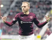  ??  ?? ■ Malaury Martin celebrates his goal.