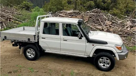  ??  ?? The Toyota Land Cruiser 70 series – with a facelift for more comfort, but still one of the toughest utes around.