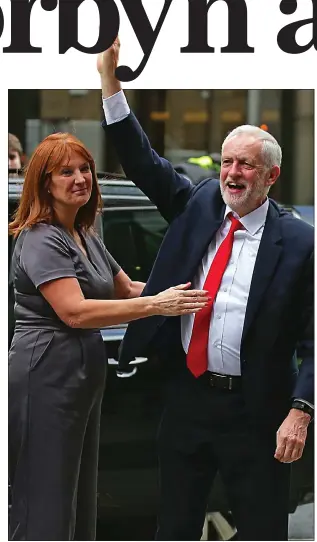  ?? ?? OUTSPOKEN: Karie Murphy, left, is leading the Election campaign for Jeremy Corbyn