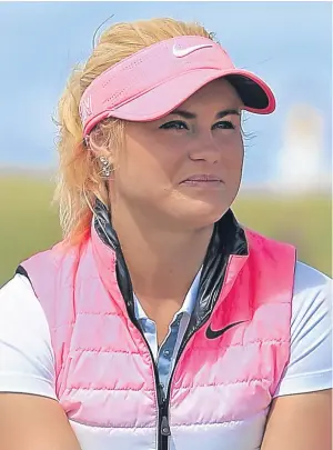  ?? Getty. ?? Carly Booth, 25, has already enjoyed 15 years in the golfing spotlight.