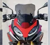  ??  ?? BELOW: The XR gets an adjustable screen, twin headlights, and its own unique DRL signature