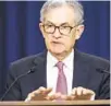  ?? ALEX BRANDON AP ?? Federal Reserve Chair Jerome Powell was confirmed for a second term Thursday.