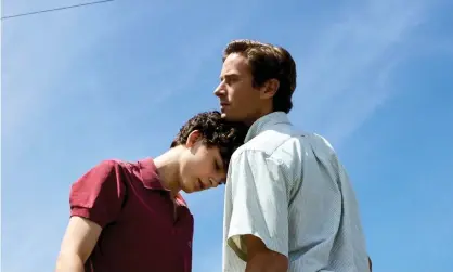  ??  ?? Take two … Timothée Chalamet and Armie Hammer in the 2017 film of Call Me By Your Name. Photograph:Allstar/Sony Pictures Classics