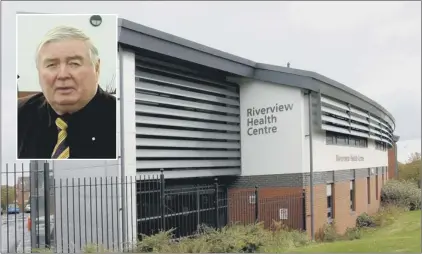  ??  ?? CLOSURE BLOW: The Maritime Practice, based at Riverview Health Centre in Hendon, is to close at the end of the year. Inset, Hendon councillor Tom Martin.