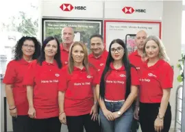  ??  ?? As part of HSBC’s ‘Here to help’ campaign, experience­d employees will support customers in branches in the use of self-service channels and digital enablement