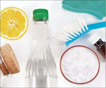  ?? TRIBUNE NEWS SERVICE ?? Making your own cleaning supplies with lemon, salt and vinegar can be good news for your lungs.