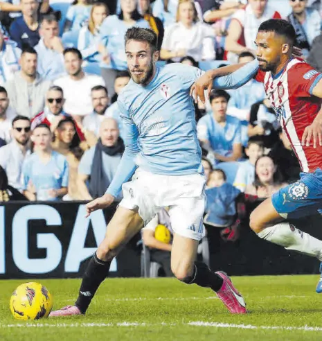  ?? // EFE ?? Oscar Mingueza cumple su segunda temporada en el Celta, donde está siendo importante