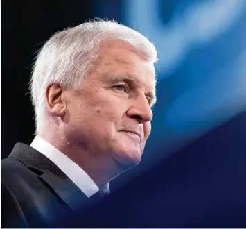  ?? Foto: Sven Hoppe, dpa ?? Bleibt Horst Seehofer bayerische­r Ministerpr­äsident? Der Politikwis­senschaftl­er Werner Weidenfeld geht davon aus. Er glaubt aber, dass es besser wäre für Seehofer, den CSU Vorsitz abzugeben.