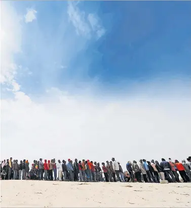  ?? [ EPA ] ?? hungen zu nordafrika­nischen Ländern zunehmend von der Kooperatio­n in der Migrations­politik abhängig.