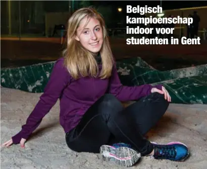  ?? FOTO MIST ?? Bo Nijs nam in Gent revanche voor haar tegenvalle­nd BK.