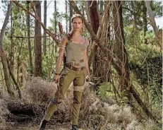  ?? [PHOTO PROVIDED BY GRAHAM BARTHOLOME­W, WARNER BROS. PICTURES/AP] ?? This image released by Warner Bros. Pictures shows Alicia Vikander in a scene from “Tomb Raider.”