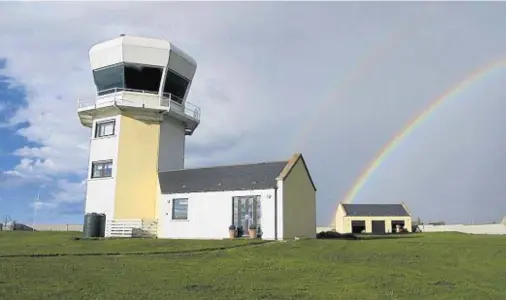  ??  ?? SAFE AS HOUSES: Rosehearty Tower is described as the UK’s toughest home – designed to withstand the blast from a 2,000lb bomb