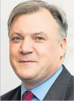  ??  ?? OBJECTIVE? Ed Balls spoke to 80 small businesses