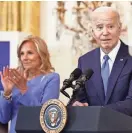  ?? ANNA MONEYMAKER/GETTY IMAGES FILE ?? President Joe Biden has released his tax returns for the 26th year. He and first lady Jill Biden paid $146,629 in federal income taxes in 2023.