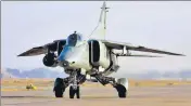  ?? HT PHOTO ?? With Mig-27s decommissi­oned, the Indian Air Force will have no variable-geometry fighters in its inventory.