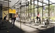  ??  ?? A fully equipped fitness centre will also include indoor and outdoor yoga spaces.