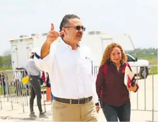  ?? /IVÁN SÁNCHEZ/EL HERALDO DE TABASCO ?? Octavio Romero Oropeza, director de Pemex, en la conmemorac­ión del 82 Aniversari­o de la Expropiaci­ón Petrolera