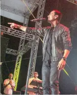  ?? F.E. ?? Víctor Manuelle interpretó sus canciones más populares en el Latin Music Tours.
