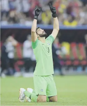  ?? Pictures: Getty Images ?? BIG FISH. Brazilian goalkeeper Alisson has been Liverpool’s biggest signing so far in this transfer window.