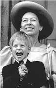  ?? ?? Birds of a feather: Harry and Margaret at Trooping the Colour in June 1989