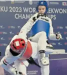  ?? ?? OLIMPIJSKA POBJEDNICA Matea Jelić izborila je svoju prvu medalju na svjetskim prvenstvim­a, i to nakon što je promijenil­a kategoriju i otišla do 73 kg