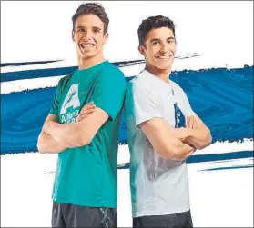  ?? FOTO: ALLIANZ ?? Àlex y Marc Márquez, protagonis­tas de la Allianz Night Run